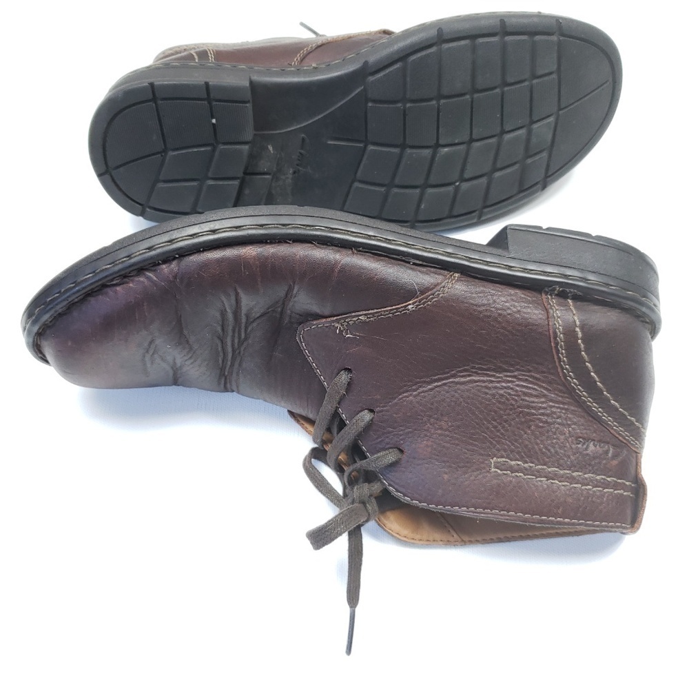 Clark's kyros limit lined leather short boots low heel size 9 - Picture 6 of 9